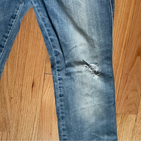 Joe’s Provocateur Light Blue Faded Wash Bootcut Distressed Jeans EUC Size 27 - Picture 5 of 12